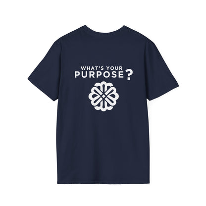 Purpose Driven Black and White Unisex Softstyle T-Shirt